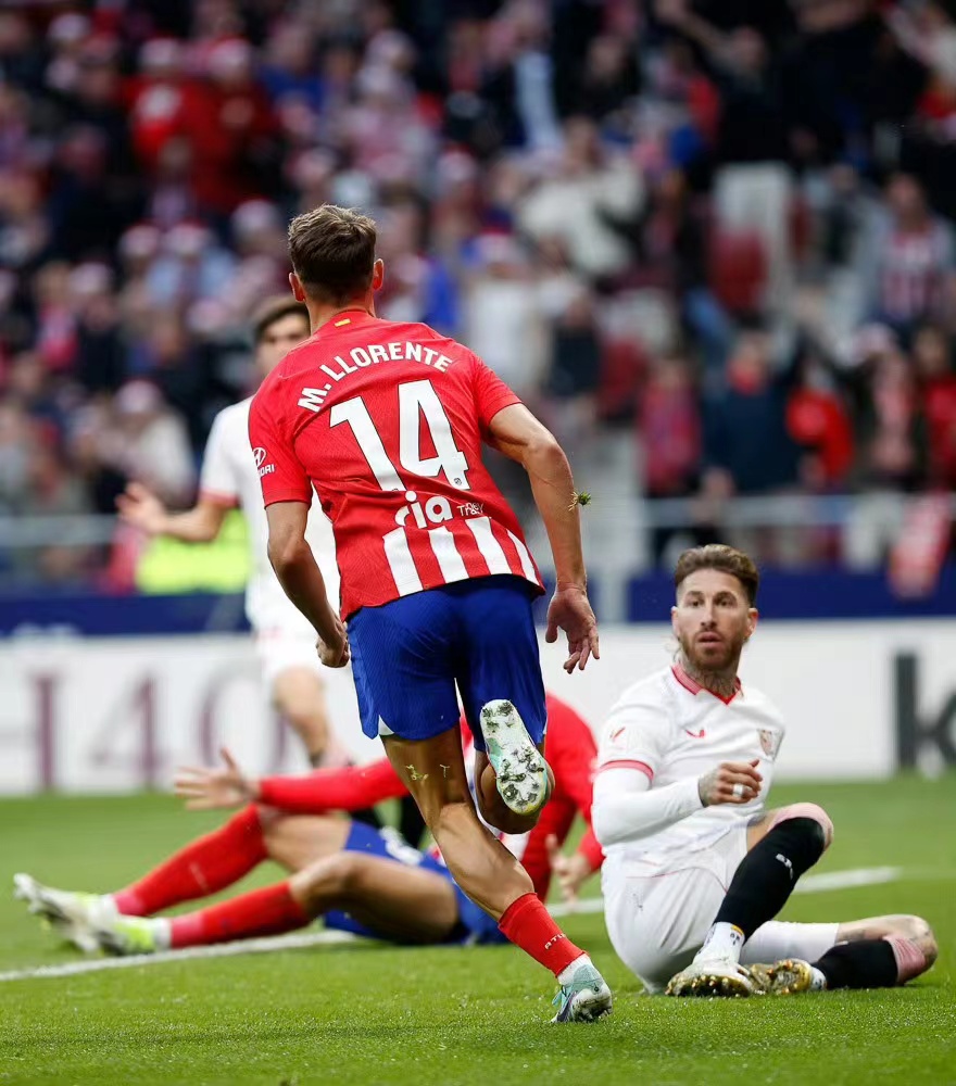 Llorentes lykkenummer 14 får Atletico Madrids lys til å skinne